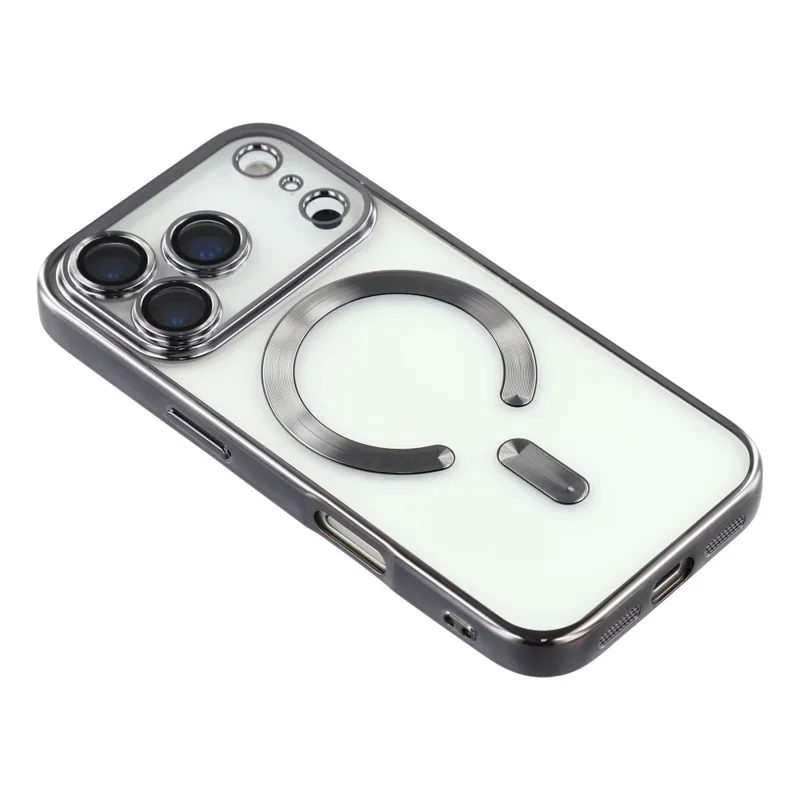 Étui compatible avec iPhone 17 Pro Max X-LEVEL avec protection complète de la caméra en TPU et MagSafe - Gris