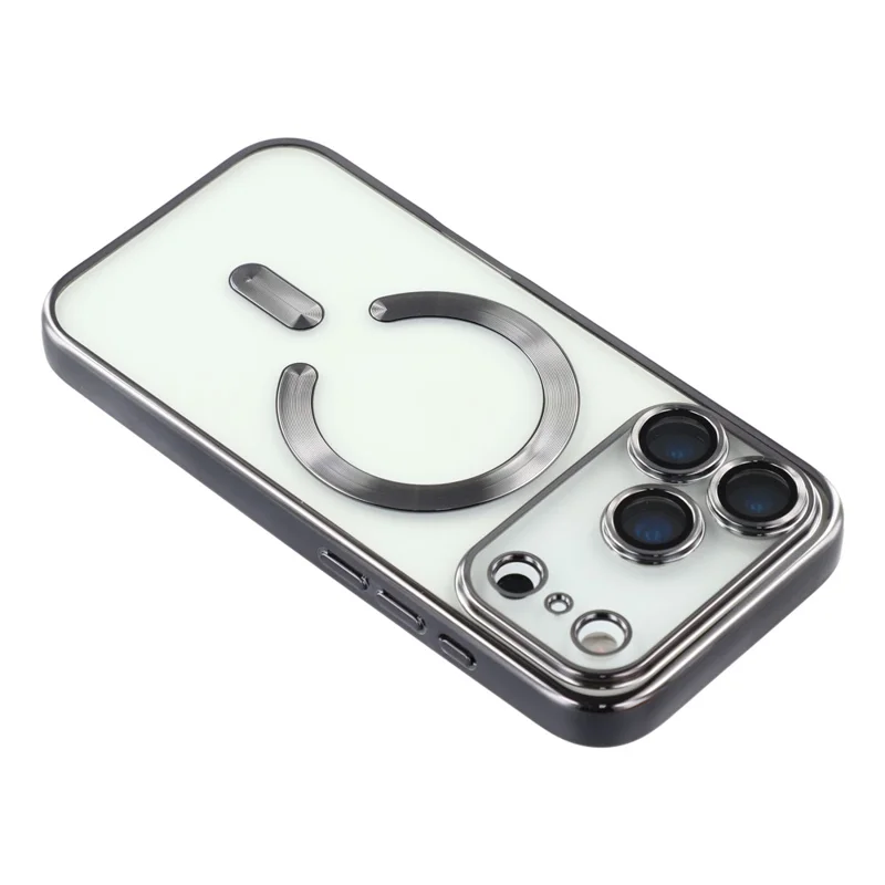 Étui compatible avec iPhone 17 Pro Max X-LEVEL avec protection complète de la caméra en TPU et MagSafe - Gris