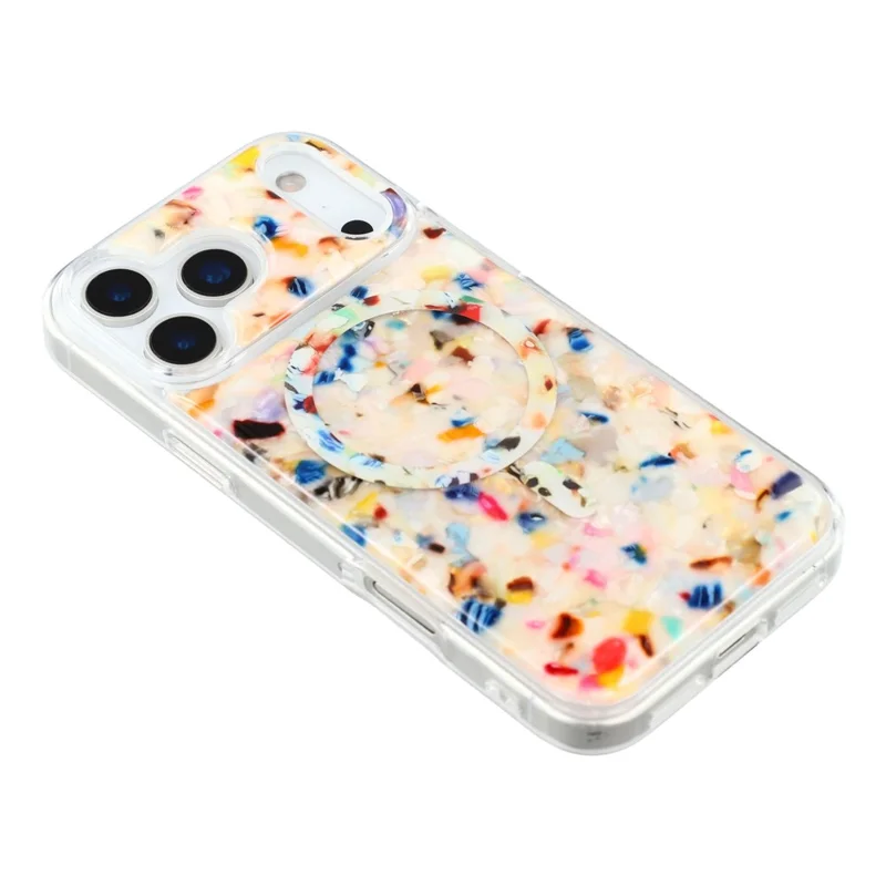 JAUCASE Per iPhone 17 Pro Max Cover Compatibile con MagSafe Guscio Design TPU + PC Cover per Telefono - Colorful Shell