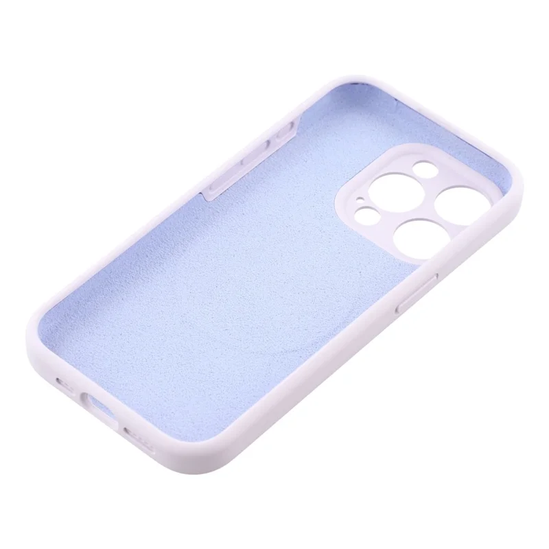 For iPhone 13 Pro Case Compatible with MagSafe Soft Skin-Touch Liquid Silicone + PC Phone Cover - Light Purple