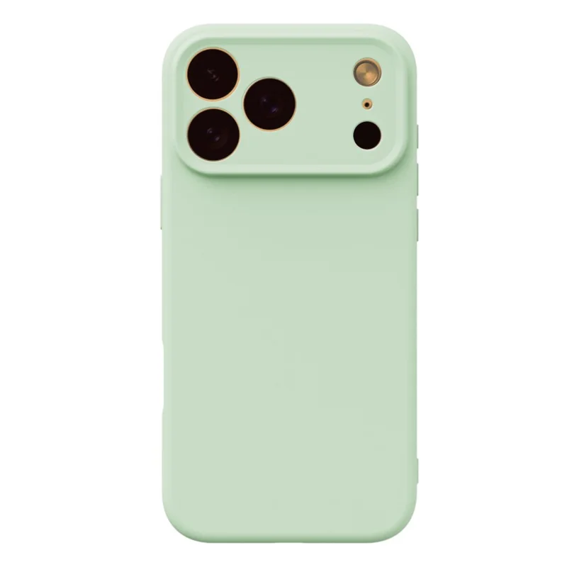 YCADEN For iPhone 17 Pro Max Case Precise Cutouts TPU Phone Back Cover - Grass Green