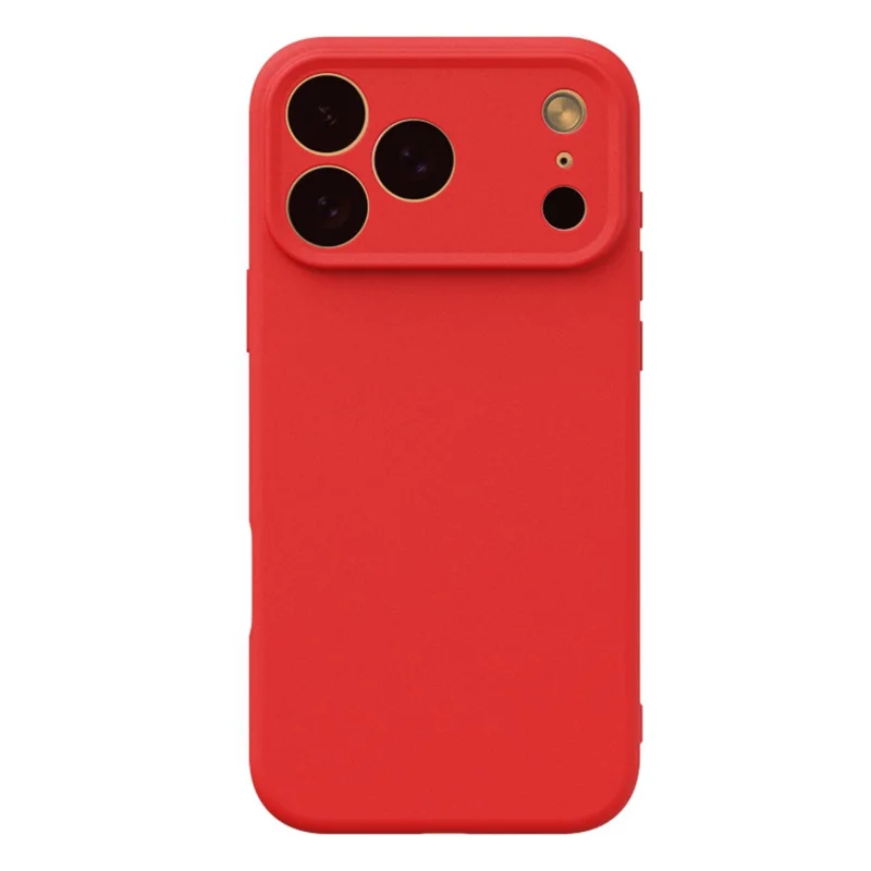 YCADEN For iPhone 17 Pro Max Case Precise Cutouts TPU Phone Back Cover - Chinese Red