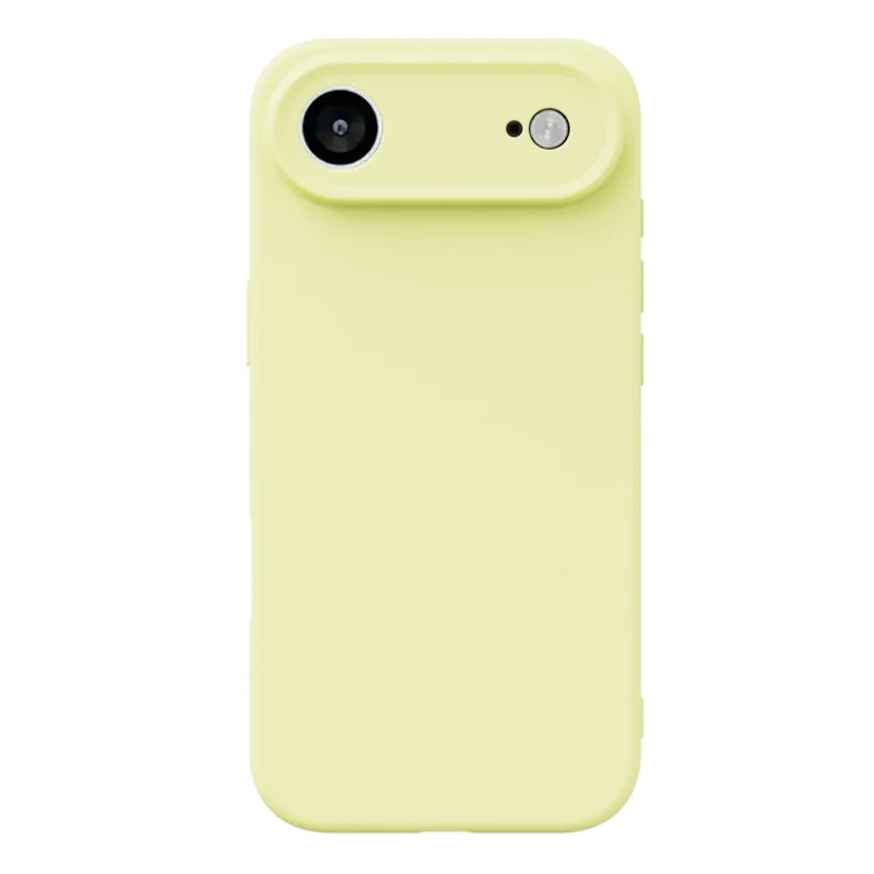 YCADEN For iPhone Air Case Precise Cutouts TPU Phone Back Cover - Cream Yellow