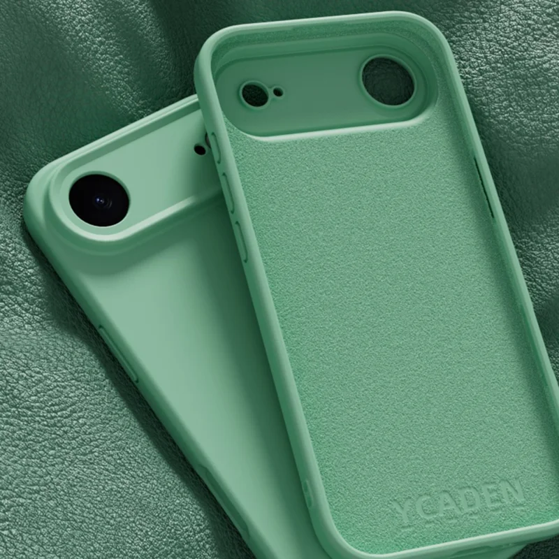 YCADEN For iPhone Air Case Precise Cutouts TPU Phone Back Cover - Chinese Red