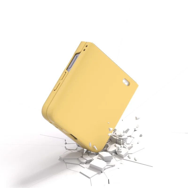 Para Honra Magia V Flip 2 Case Skin-Touch Textura Rígida PC Dobrável Capa de Telefone - Amarelo