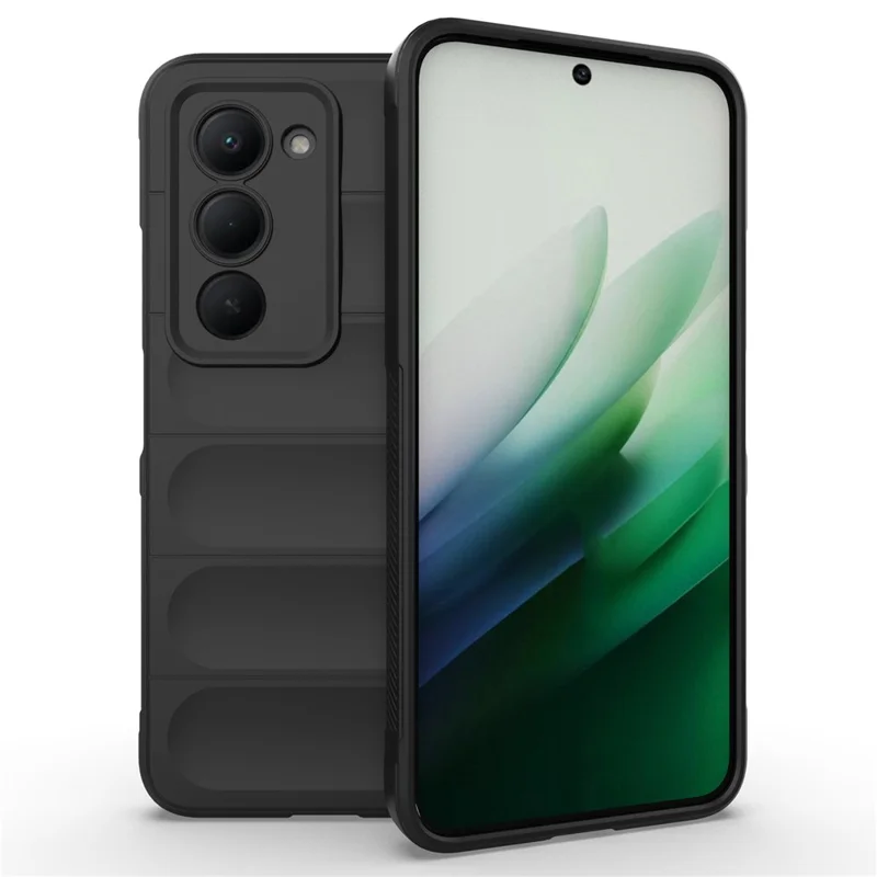 For Xiaomi Redmi 15 5G (Global) (169mm) Case Anti-Drop Soft TPU Rugged Phone Back Cover - Black