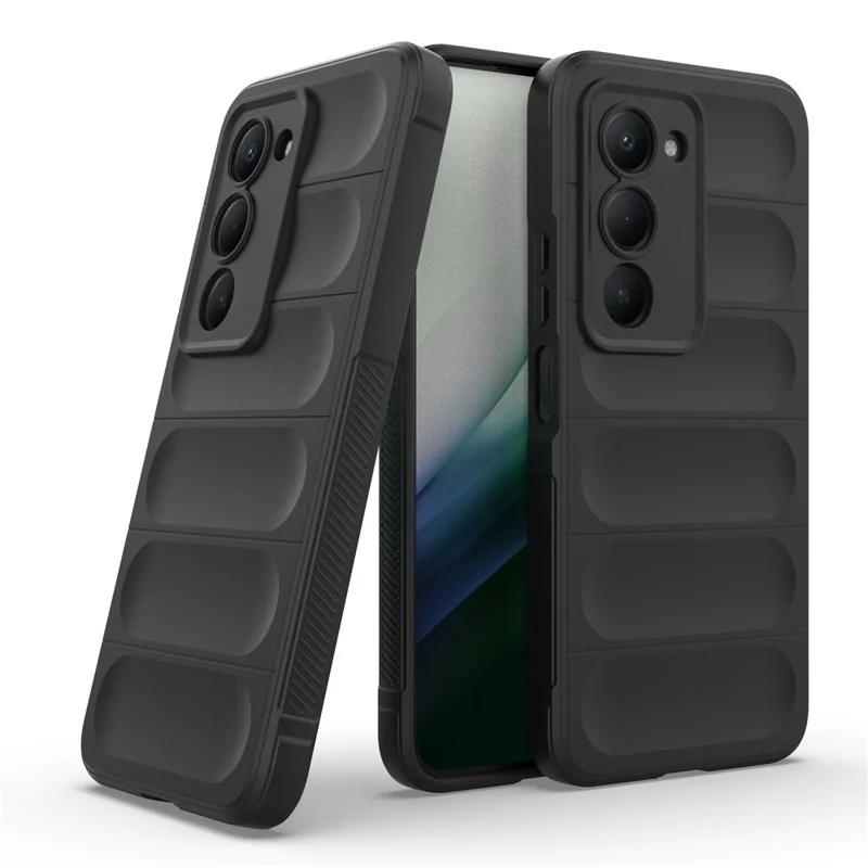 For Xiaomi Redmi 15 5G (Global) (169mm) Case Anti-Drop Soft TPU Rugged Phone Back Cover - Black