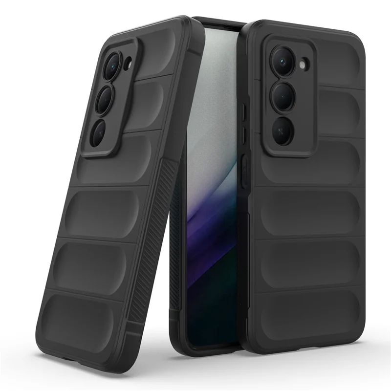 Funda para Xiaomi Redmi 15 4G (UE) (171 mm) Antichoque Suave TPU Resistente Cubierta Trasera del Teléfono - Negro
