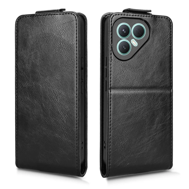 TECNO Pova 7 Ultra 5G Stand Case Custodia Verticale con Chiusura Magnetica in Pelle con Porta Carte - Nero