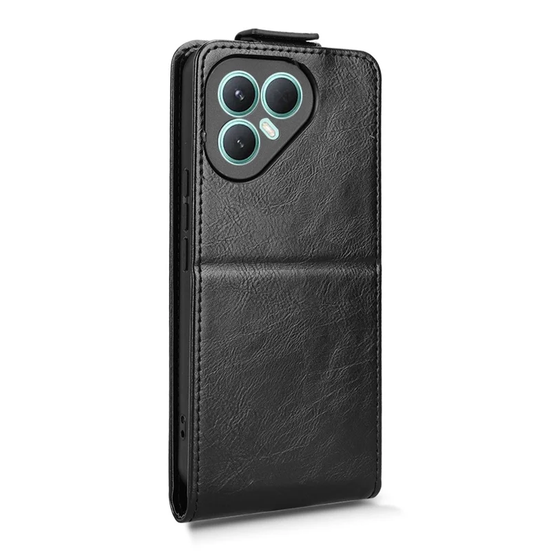 TECNO Pova 7 Ultra 5G Stand Case Custodia Verticale con Chiusura Magnetica in Pelle con Porta Carte - Nero