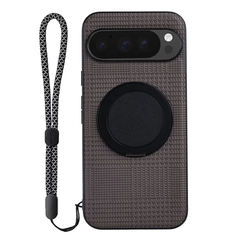 VILI D-THY Series for Google Pixel 10 / 10 Pro Case Kickstand PC + TPU Phone Cover with Hand Strap - Grey