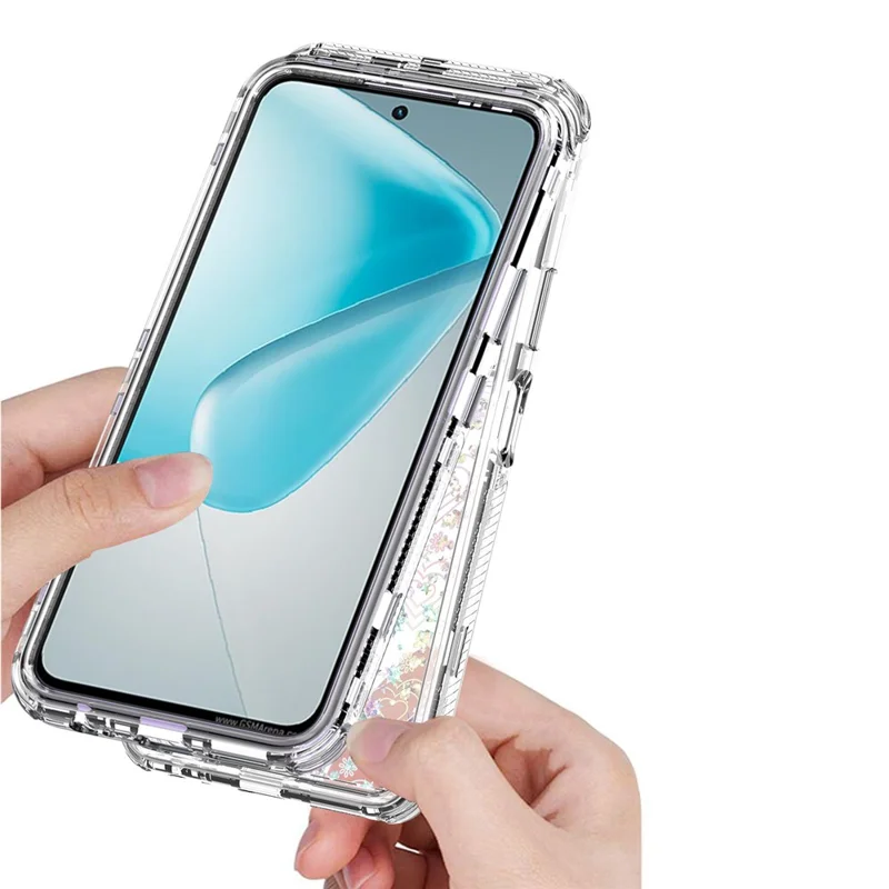 Étui Infinix Hot 50 Pro 4G avec découpes précises, coque de téléphone transparente en TPU acrylique avec film imprimé au laser - Étoiles