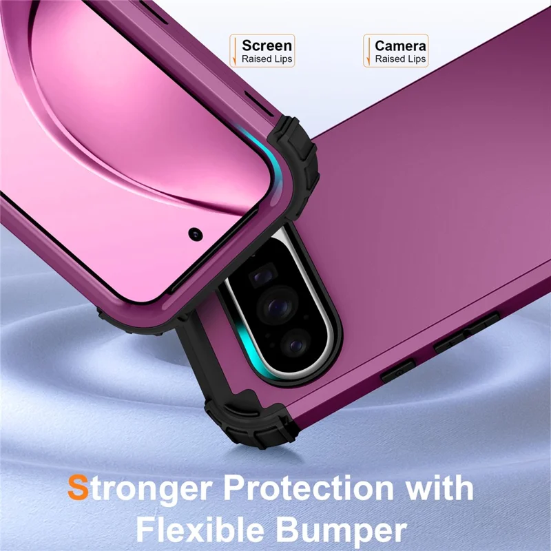 For Google Pixel 10 Pro XL Case Shockproof PC + TPU Phone Back Cover - Purple