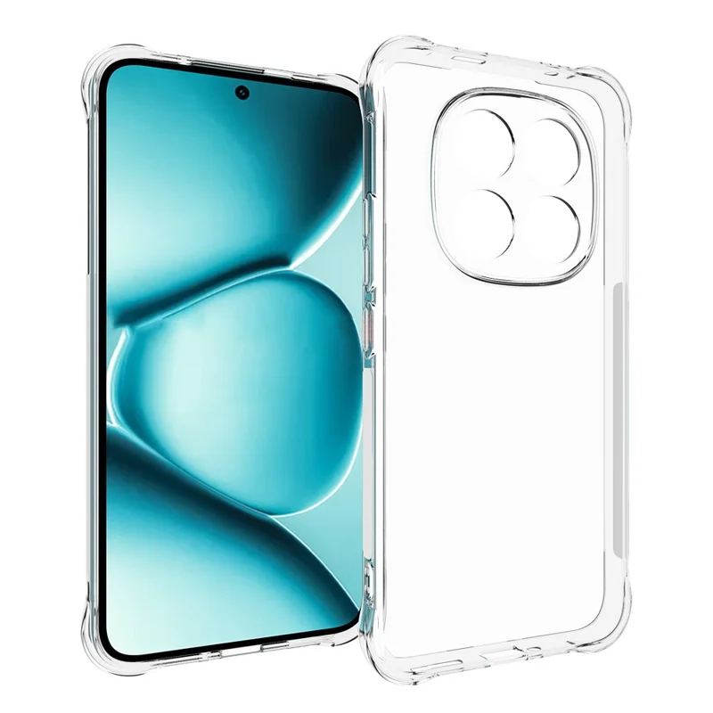 Custodia per telefono cellulare Xiaomi Redmi Note 15 Pro+ 5G TPU Anti-scivolo Trasparente