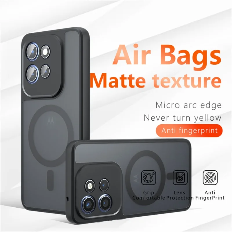Custodia per Motorola Edge 50 Neo 5G Compatibile con MagSafe TPU + PC Skin Touch Opaco Cover Telefono