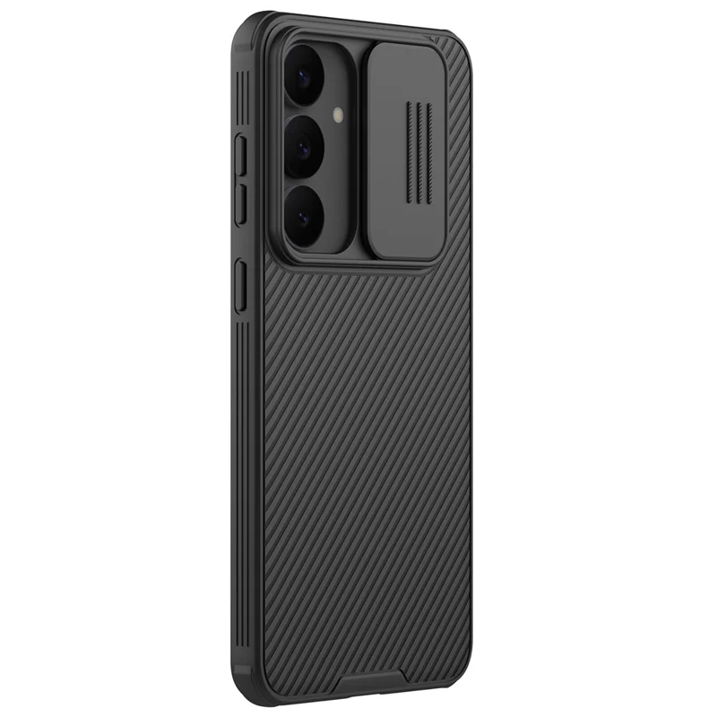 NILLKIN Camshield Pro for Samsung Galaxy S25 FE Case Compatible with MagSafe TPU + PC Phone Cover with Slider Camera