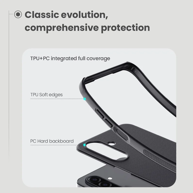 NILLKIN Frosted Shield Pro for Samsung Galaxy A17 5G / A17 4G Magnetic Case PC + TPU Phone Cover