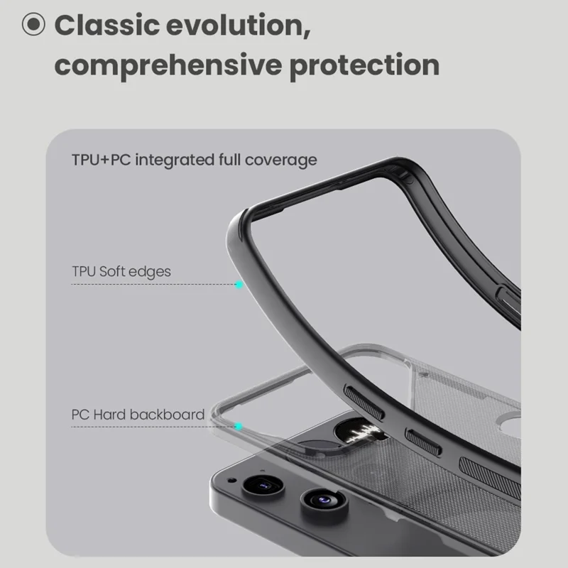 Funda NILLKIN Super Frosted Shield Pro para Nothing Phone (3) 5G, cubierta trasera de teléfono translúcida de PC TPU mate