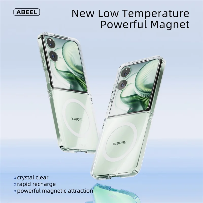 Capa Magnética Transparente ABEEL Anti-Riscos para Xiaomi Mix Flip 2
