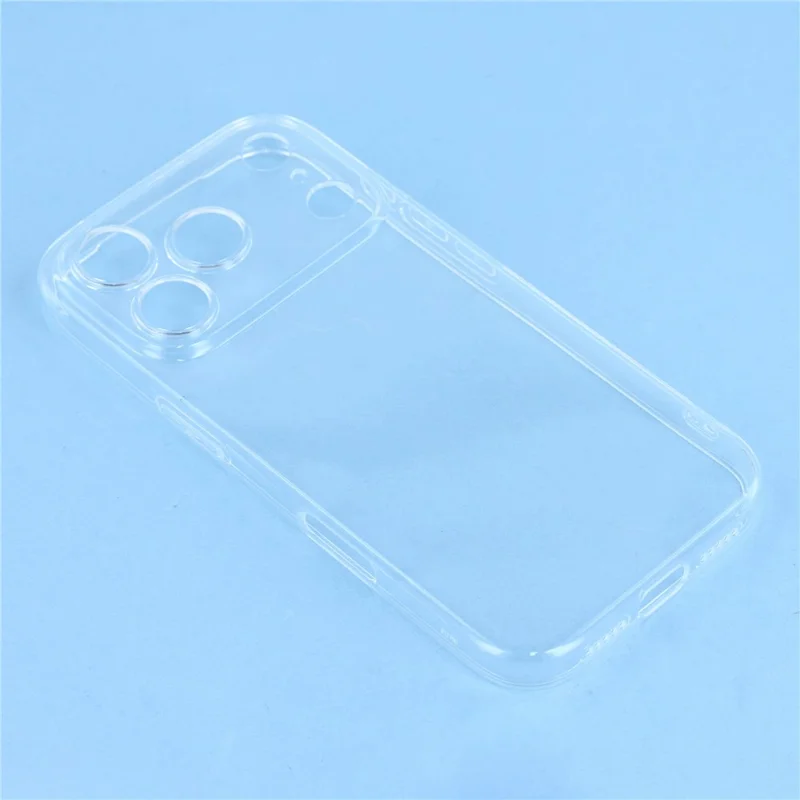 UNITHIN Para iPhone 17 Pro Case Ultra Thin 0,7 mm Capa de telefone transparente de TPU Anti Drop Recortes precisos