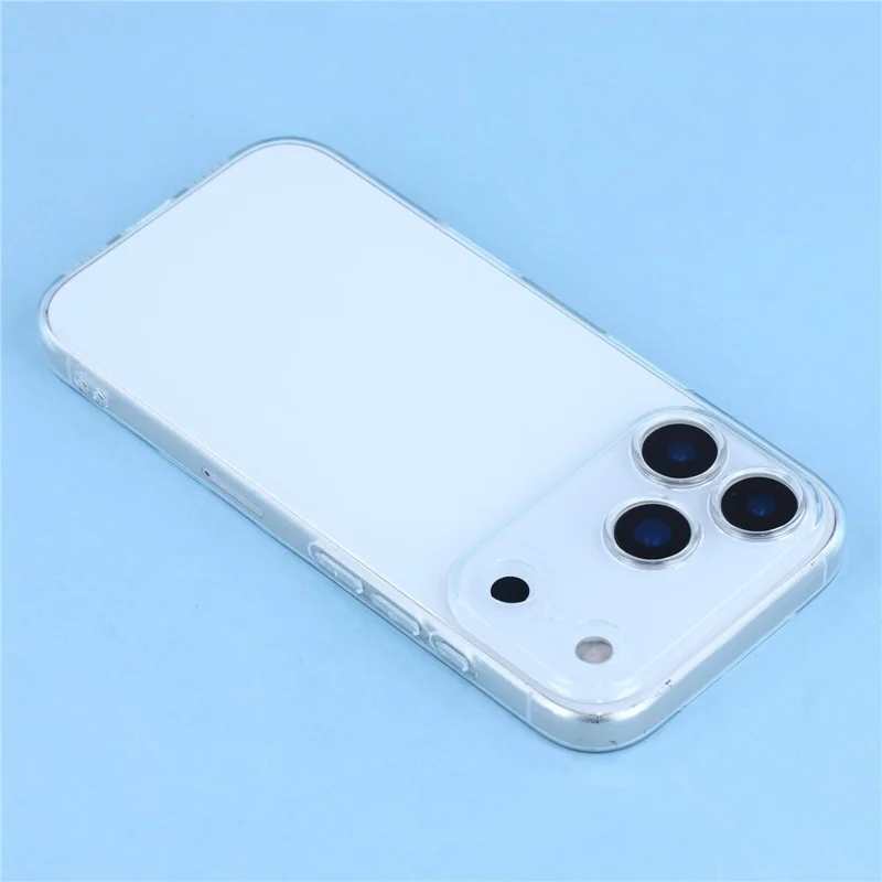 UNITHIN Para iPhone 17 Pro Case Ultra Thin 0,7 mm Capa de telefone transparente de TPU Anti Drop Recortes precisos