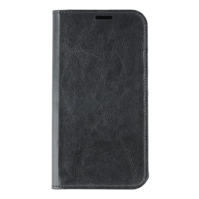 For iPhone 17 Stand Cases Genuine Split Leather Wallet Phone Cover Magnetic Closure