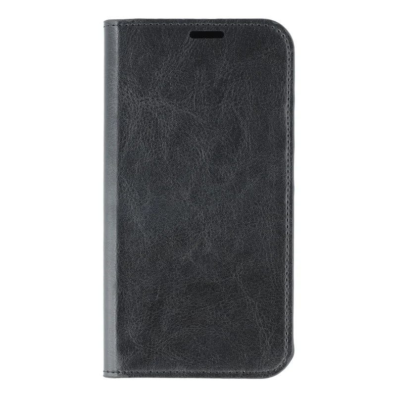 For iPhone 15 Stand Cases Genuine Split Leather Wallet Phone Cover Magnetic Closure