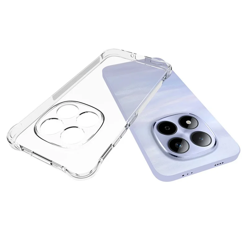 Compra al por mayor de la funda del Xiaomi Redmi Note 15 Pro 5G, antideslizante, resistente a golpes, de TPU transparente