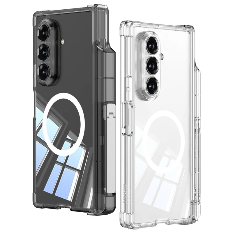 GKK For Samsung Z Fold 7 5G Airbag Hinge Kickstand S Pen Holder Wireless Charging Built-in Magnet Shockproof Foldable Case