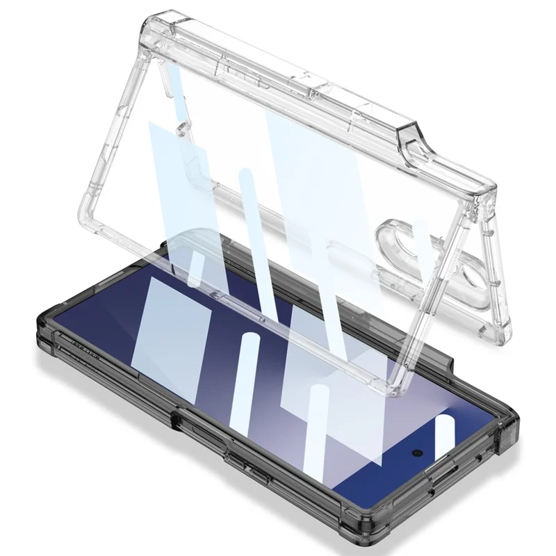 GKK For Samsung Z Fold 7 5G Airbag Hinge Kickstand S Pen Holder Wireless Charging Built-in Magnet Shockproof Foldable Case