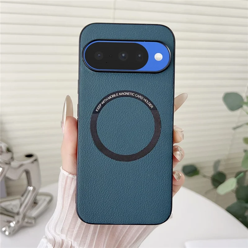 For Google Pixel 10 / 10 Pro Case Anti-Drop PU Leather + PC Cover Magnetic Case - Green