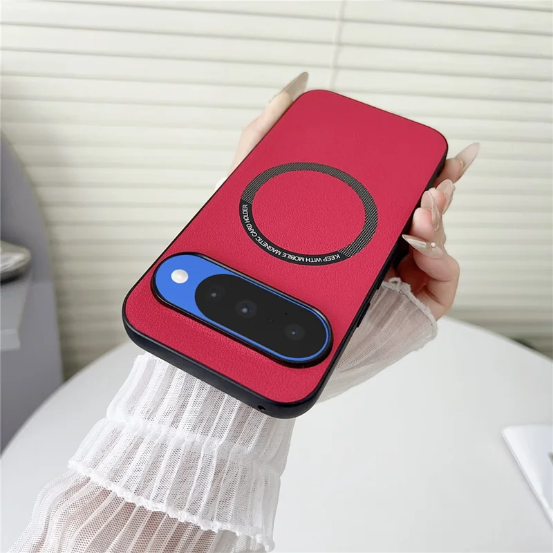 For Google Pixel 10 / 10 Pro Case Anti-Drop PU Leather + PC Cover Magnetic Case - Green