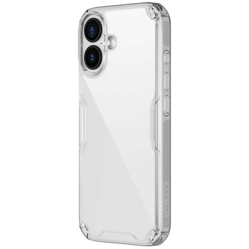 NILLKIN Nature Pro Series For iPhone 17 Case PC + TPU Anti-Scratch Clear Back Cover - Transparent