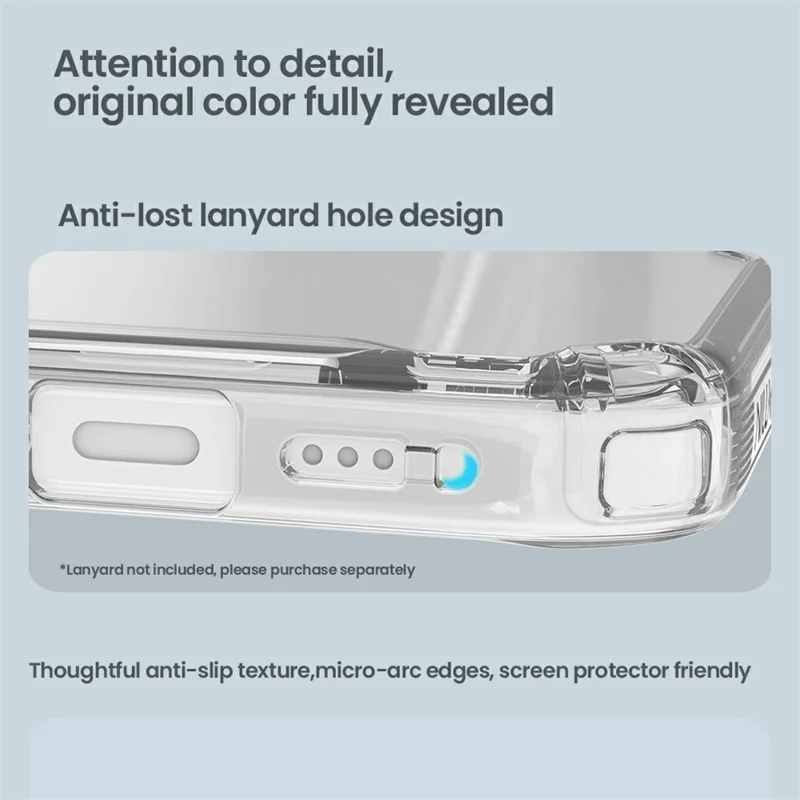 NILLKIN Nature Pro Series For iPhone 17 Case PC + TPU Anti-Scratch Clear Back Cover - Transparent