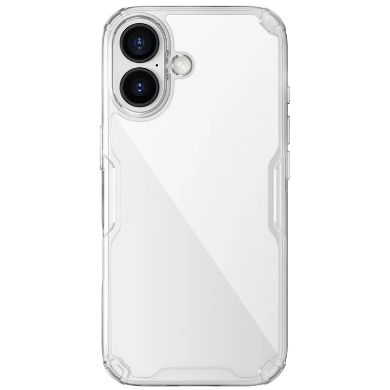 NILLKIN Nature Pro Series For iPhone 17 Case PC + TPU Anti-Scratch Clear Back Cover - Transparent