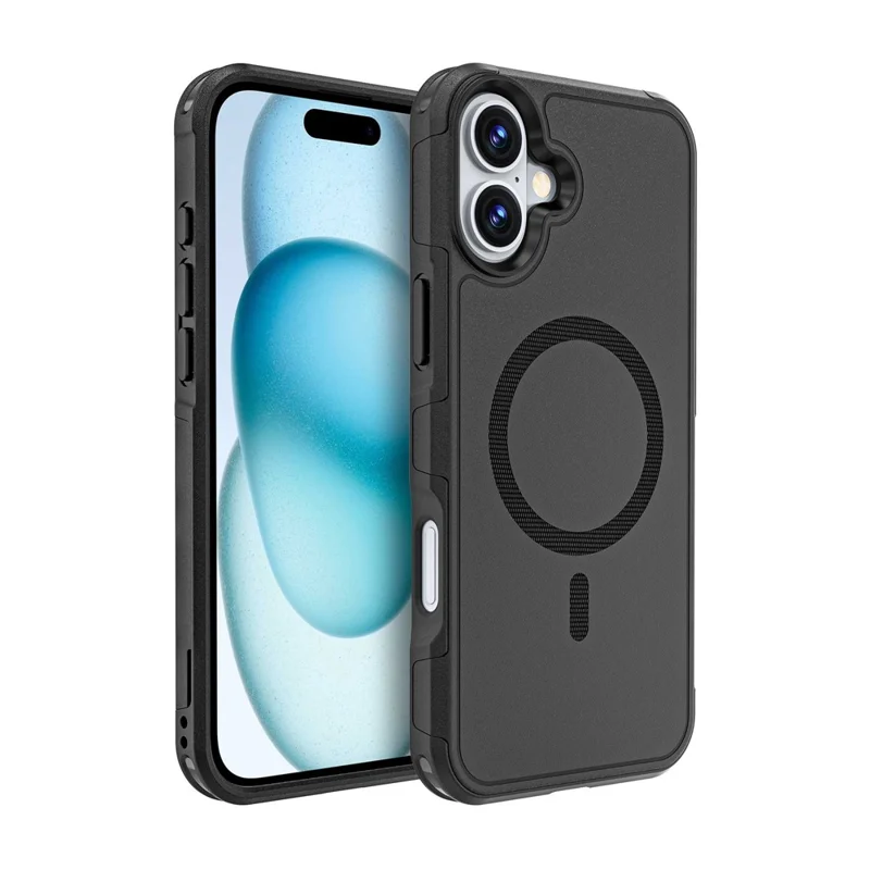 iPhone 16 Plus Hülle kompatibel mit MagSafe PC + TPU Stoßfeste Handyhülle