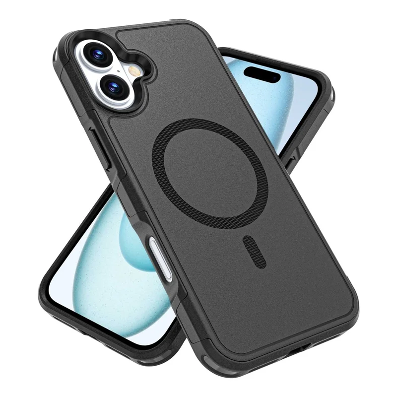 iPhone 16 Plus Hülle kompatibel mit MagSafe PC + TPU Stoßfeste Handyhülle