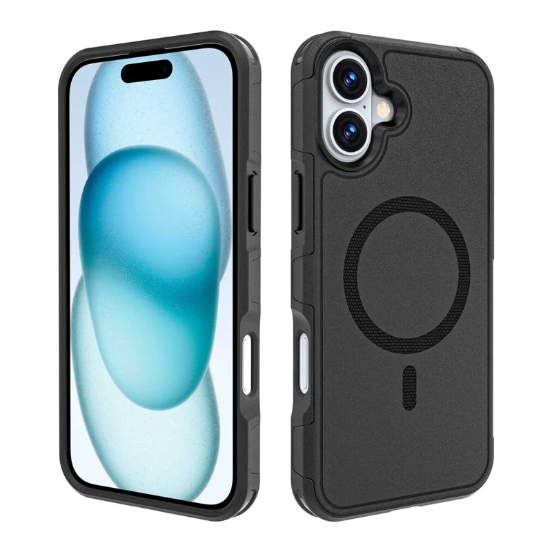 iPhone 16 Plus Hülle kompatibel mit MagSafe PC + TPU Stoßfeste Handyhülle