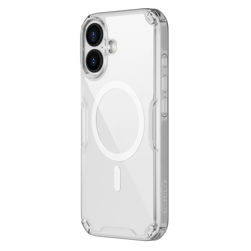 NILLKIN Nature Pro Series for iPhone 17 Case Compatible with MagSafe TPU + PC Ultra Clear Phone Case - Transparent