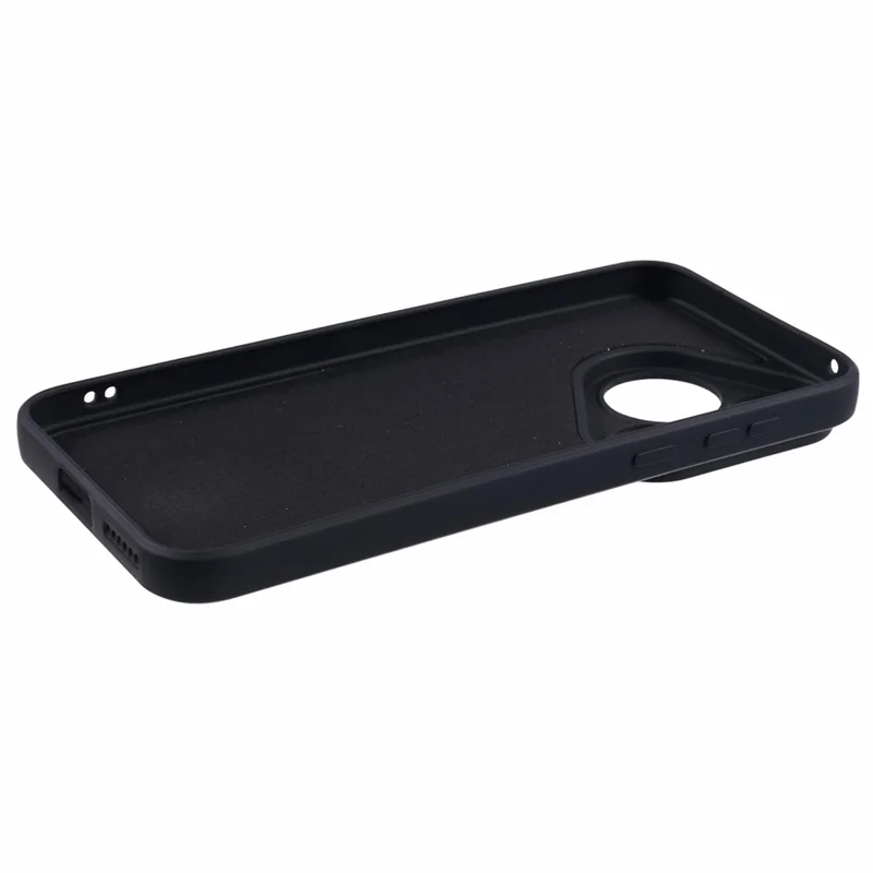 AMORUS For Huawei Pura 70 Pro Case Precise Cutouts TPU Fiber Lining Shockproof Phone Cover - Black