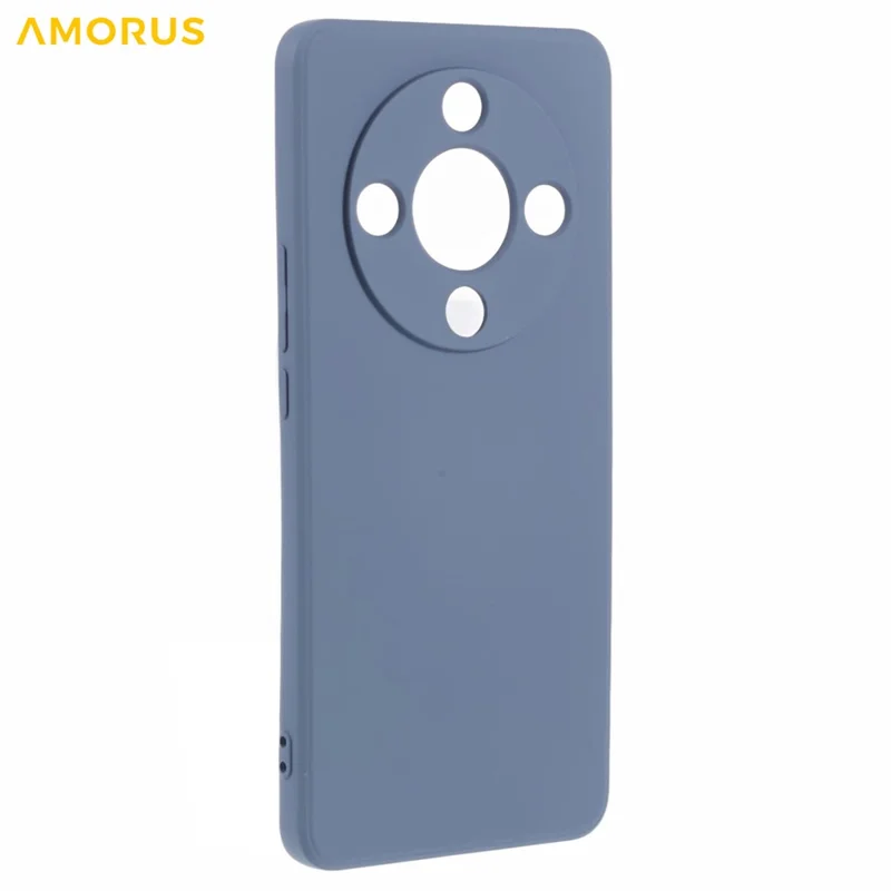 AMORUS Phone Case For Honor X9b 5G / Magic6 Lite 5G / X50 5G Precise Cutouts TPU Fiber Lining Shockproof Cover - Lavender Grey