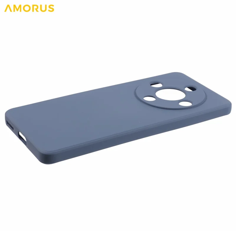 AMORUS Phone Case For Honor X9b 5G / Magic6 Lite 5G / X50 5G Precise Cutouts TPU Fiber Lining Shockproof Cover - Lavender Grey