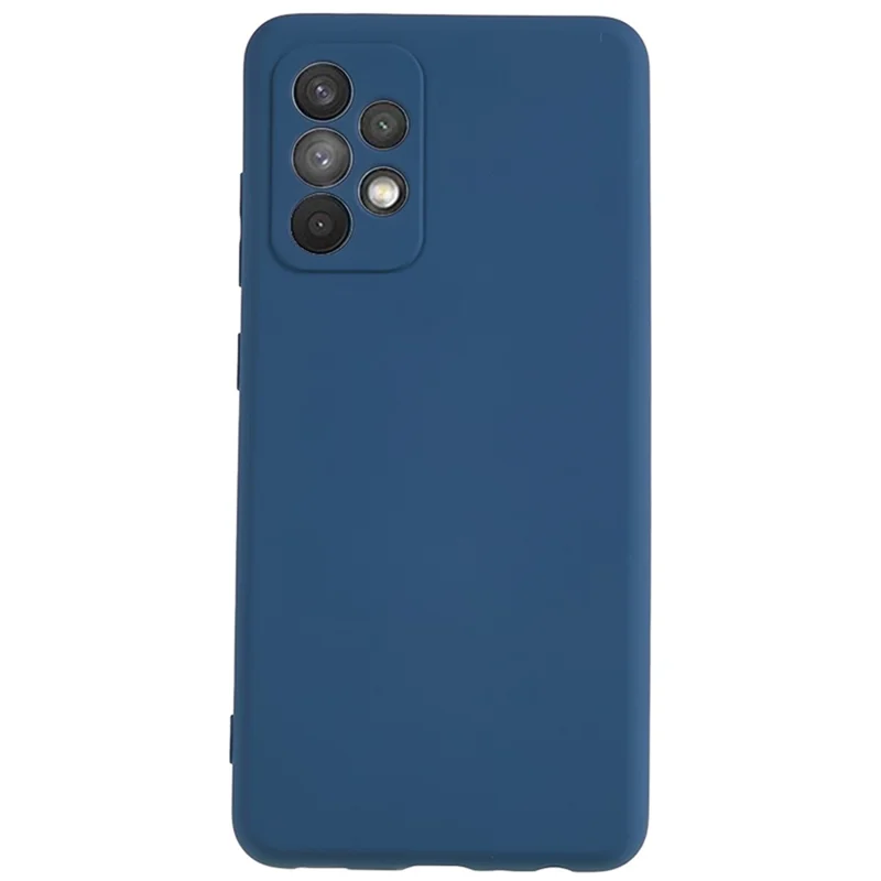 AMORUS For Samsung Galaxy A32 5G / M32 5G Case Precise Cutouts TPU Fiber Lining Shockproof Phone Cover - Sapphire