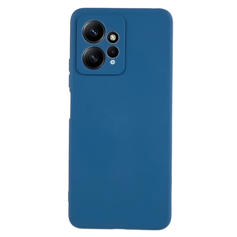 AMORUS For Xiaomi Redmi Note 12 4G Case Precise Cutouts TPU Fiber Lining Shockproof Phone Cover - Sapphire