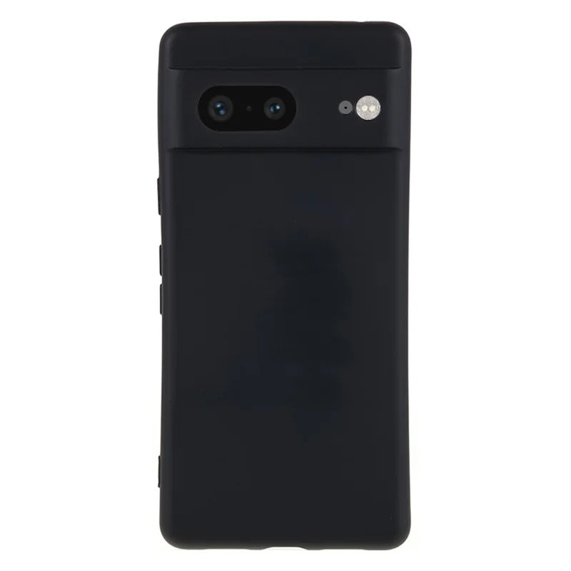 AMORUS For Google Pixel 7 5G Case Precise Cutouts TPU Fiber Lining Shockproof Phone Cover - Black