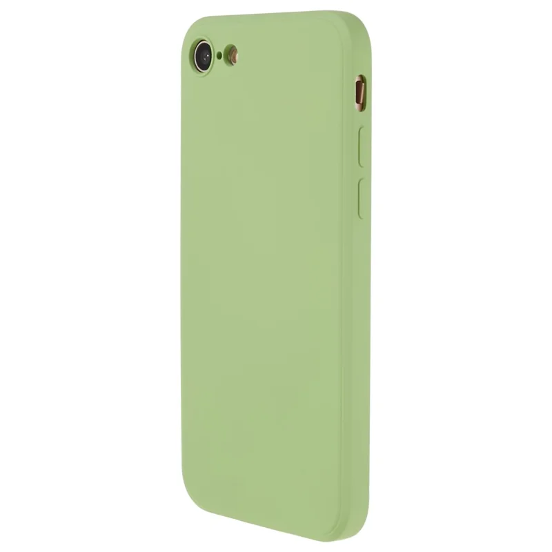 AMORUS TPU Чехол для iPhone SE (2022) / (2020) / 8 / 7 Точные вырезы Волокнистая подкладка Противоударный чехол для телефона - Зеленый
