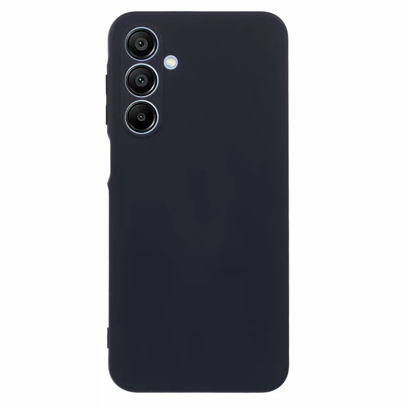 AMORUS For Samsung Galaxy A16 5G  /  4G Case Precise Cutouts TPU Fiber Lining Shockproof Phone Cover - Black