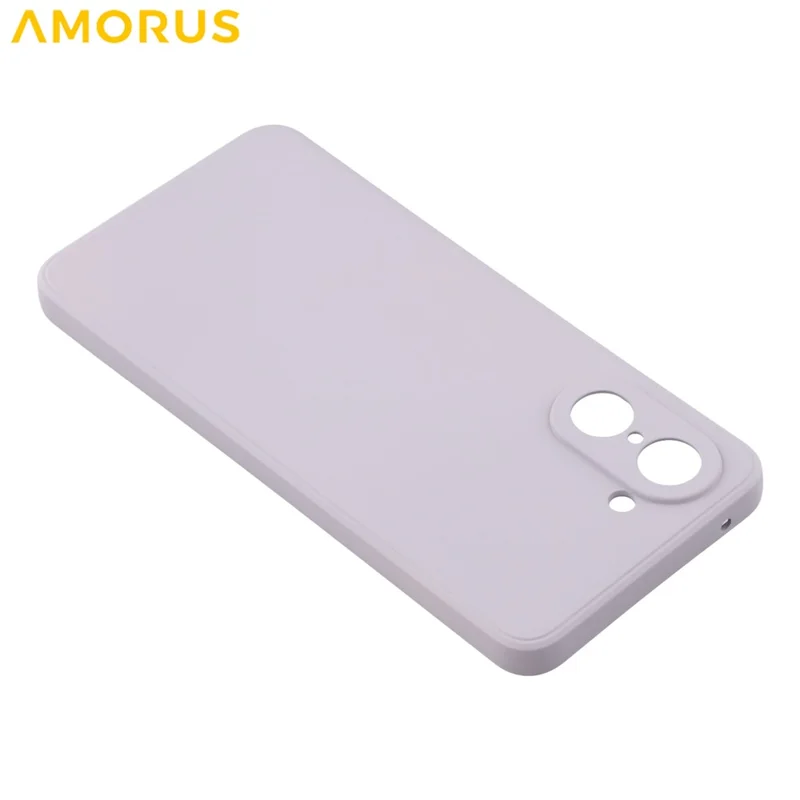 جراب AMORUS لهاتف OnePlus Nord CE5 5G / Ace 5 Racing 5G، جراب من مادة TPU بفتحات دقيقة وبطانة من الألياف مقاوم للصدمات - أرجواني