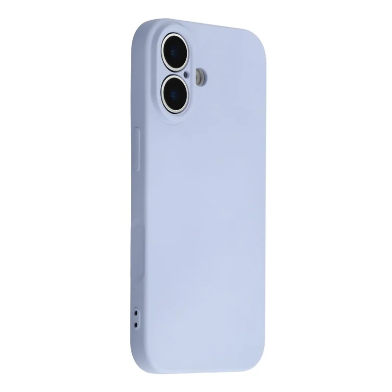 AMORUS For iPhone 17 Case Precise Cutouts TPU Fiber Lining Shockproof Phone Cover - Light Purple