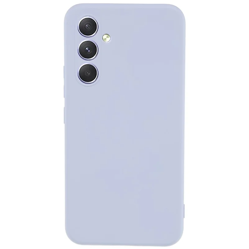 AMORUS For Samsung Galaxy S25 FE Case Precise Cutouts TPU Fiber Lining Shockproof Phone Cover - Purple
